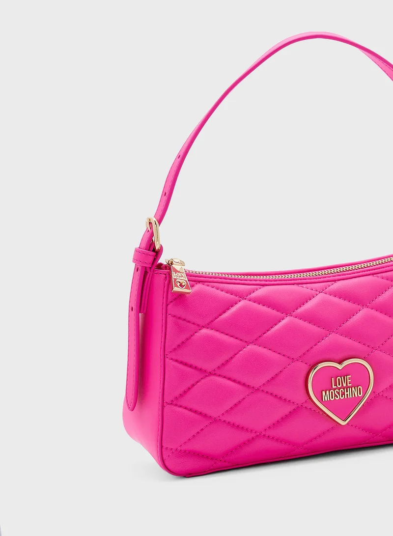 Love Moschino FUCHSIA SOFT LEATHER-FUCHSIA PU FUCHSIA SOFT LEATH