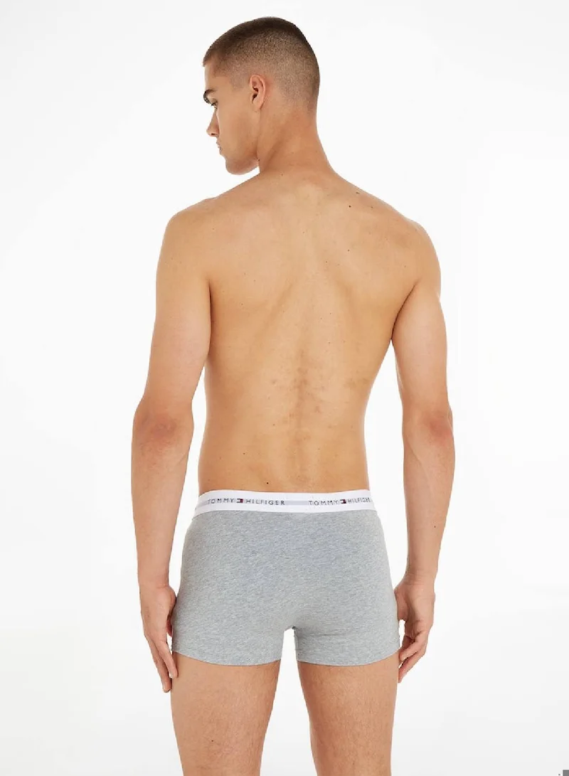 TOMMY HILFIGER 3-Pack Signature Essential Logo Waistband Trunks