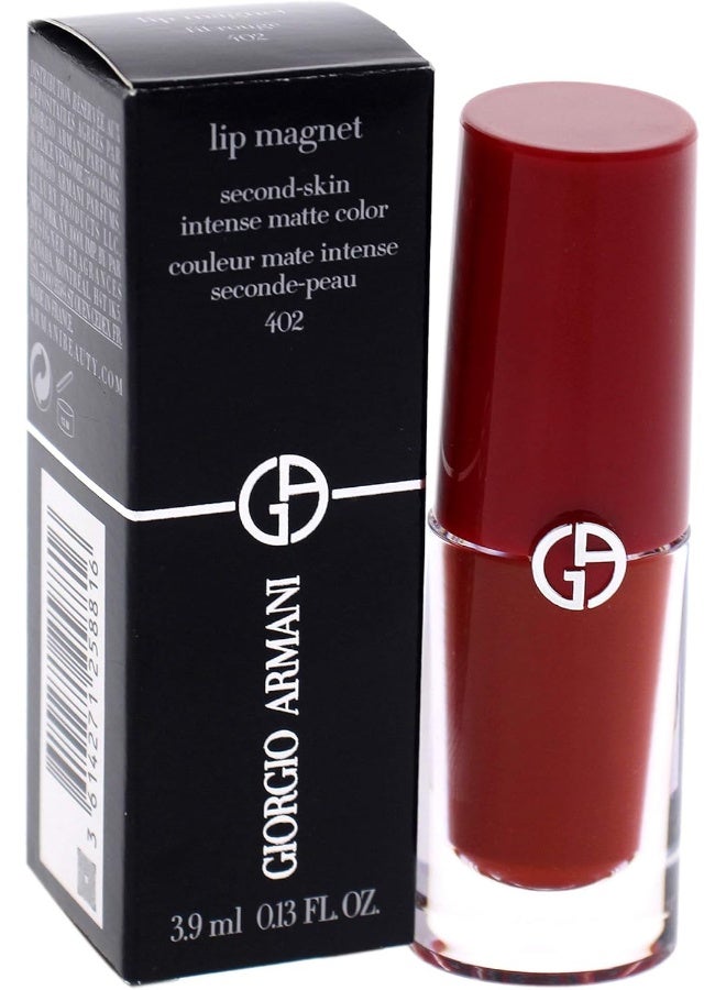 Giorgio Armani Lip Magnet Second Skin Intense Matte Color - # 402 Fil Rouge - Image 4