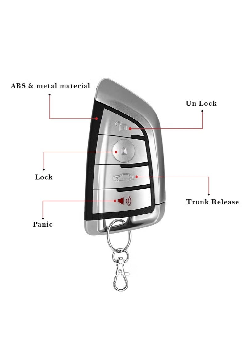 3XR Universal Remote Keyless Entry System with Central Door Locking, Trunk Release, and Remote Car Locator 7101 - Image 4