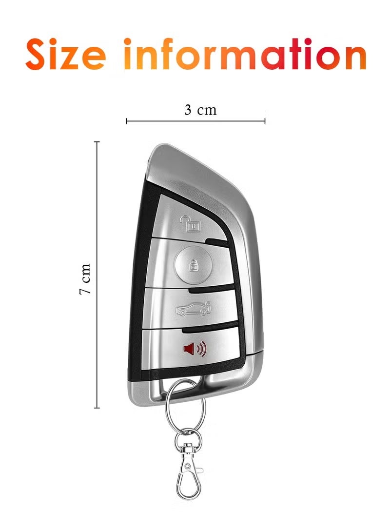 3XR Universal Remote Keyless Entry System with Central Door Locking, Trunk Release, and Remote Car Locator 7101 - Image 5