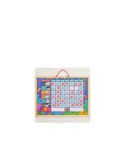Generic Magnetic Responsibility Chart for Children, 44 x 30 cm, Dry Erase Surface, Reusable Reward System  - Image 2