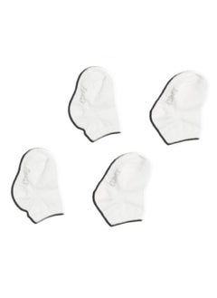 Generic Soft and Safe Socks for Newborns’ Skin – 4 Cheerful Pieces! (White)  - Image 1