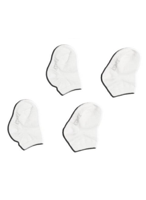 Soft and Safe Socks for Newborns’ Skin – 4 Cheerful Pieces! (White)