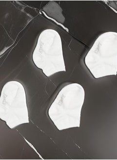 Generic Soft and Safe Socks for Newborns’ Skin – 4 Cheerful Pieces! (White)  - Image 3
