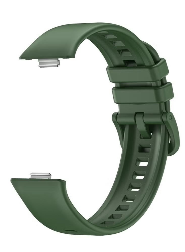 4 PCS Strap for HUAWEI Watch Fit 3, Silicone Watchband Replacement Bracelet - Image 4