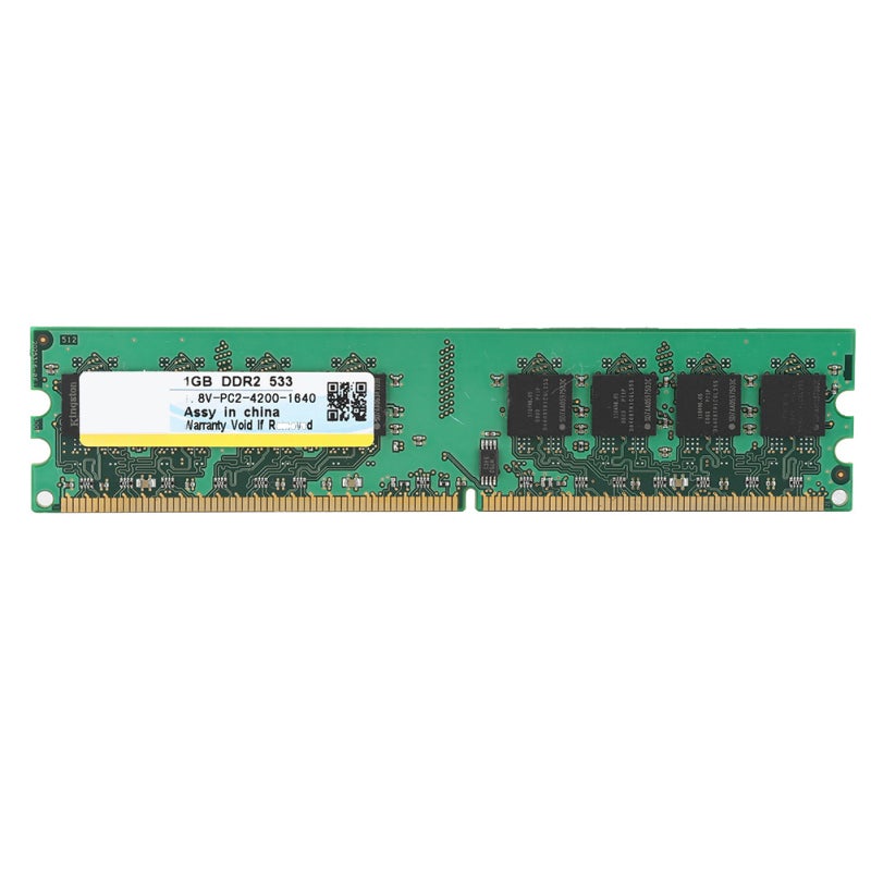 شريحة ذاكرة 1 جيجابايت DDR2 PC2-4200 بسرعة 533 ميجاهرتز للحواسيب المكتبية - ذاكرة عالية السرعة وأداء مستقر للوحة الأم AMD - Image 5