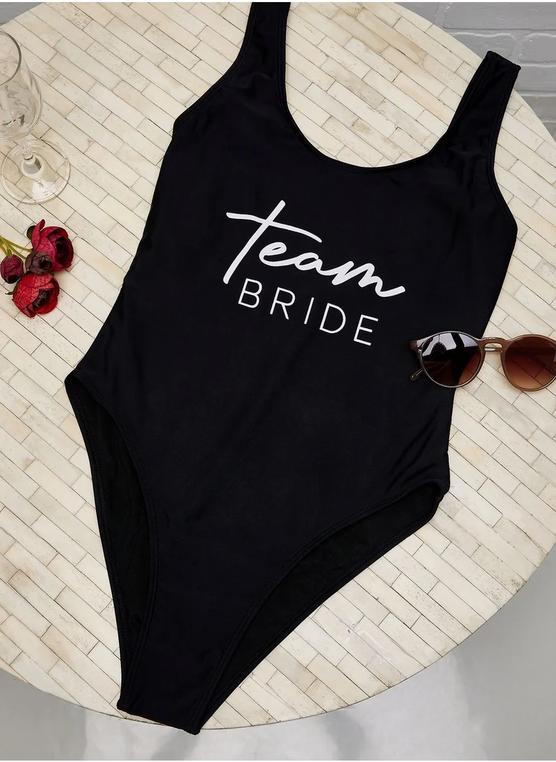 Ginger Ray Swimsuit - Team Bride - Black - M