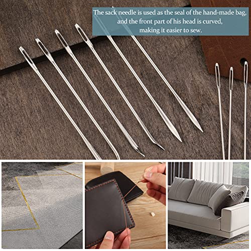 Veroave 20 Pcs Leather Sewing Needles,Heavy Duty Sewing Needles Kit Include Curved Leather Needle,Sack Needle,Hand Sewing Needle,Leather Needles for Upholstery,Leather Craft,Carpet Canvas Repair - Image 5