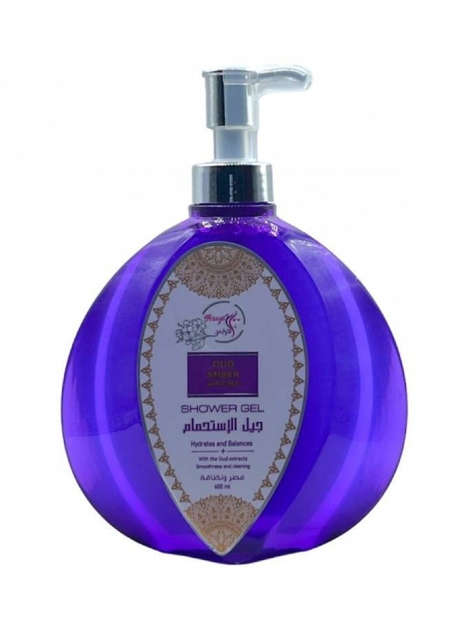 Alarays Oud Amber Shower Gel 600 ml