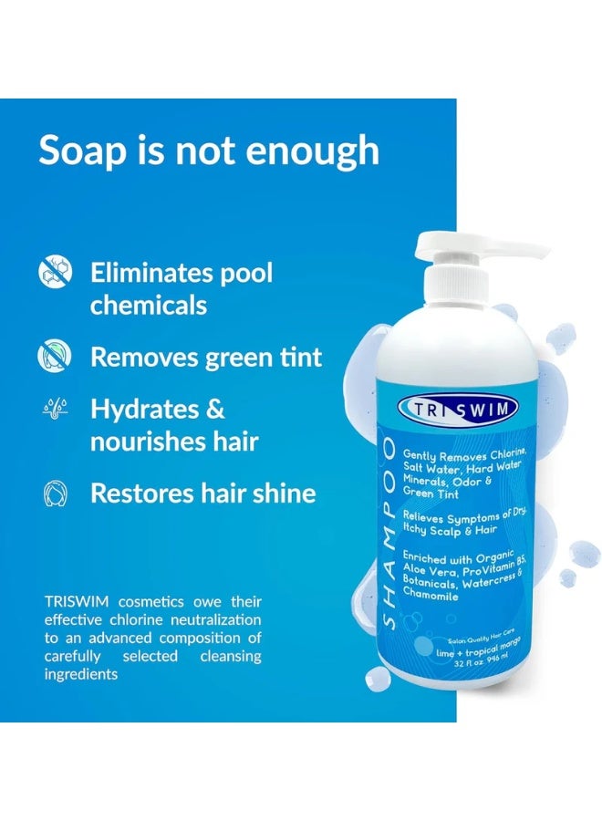 TRISWIM Shampoo Lime and Tropical Mango 946 ml - Image 5