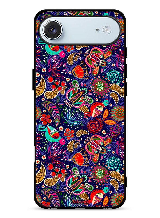 Tolwak Apple iPhone Air Protective Case Cover Pattern Colorful Birds Leaf Flowers - Image 1