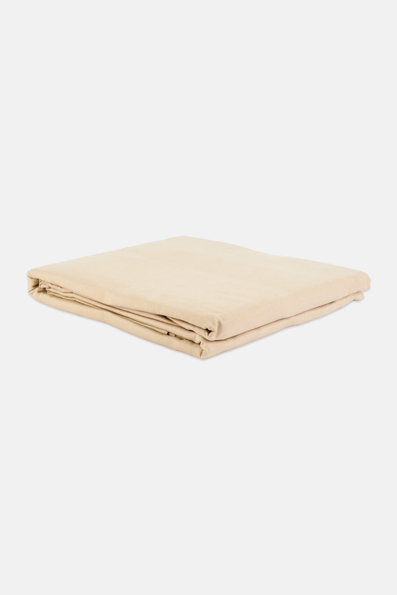 NINE WEST Cotton Duvet Cover Queen, Beige - Image 2