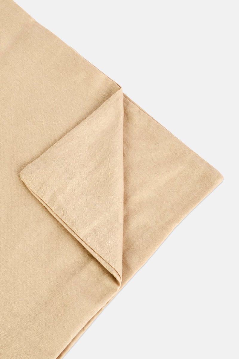 NINE WEST Cotton Duvet Cover Queen, Beige - Image 3