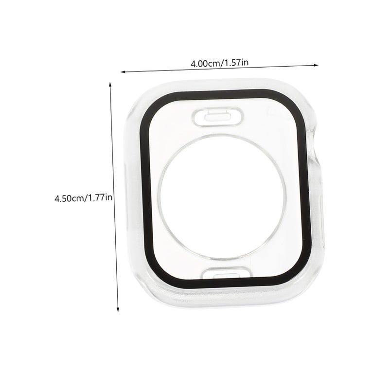 Transparent Wear Resistant Cover Compatible With Apple Watch Lightweight Easy Installation - Image 3