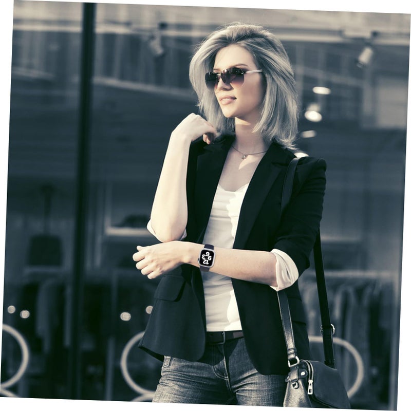Transparent Wear Resistant Cover Compatible With Apple Watch Lightweight Easy Installation - Image 5