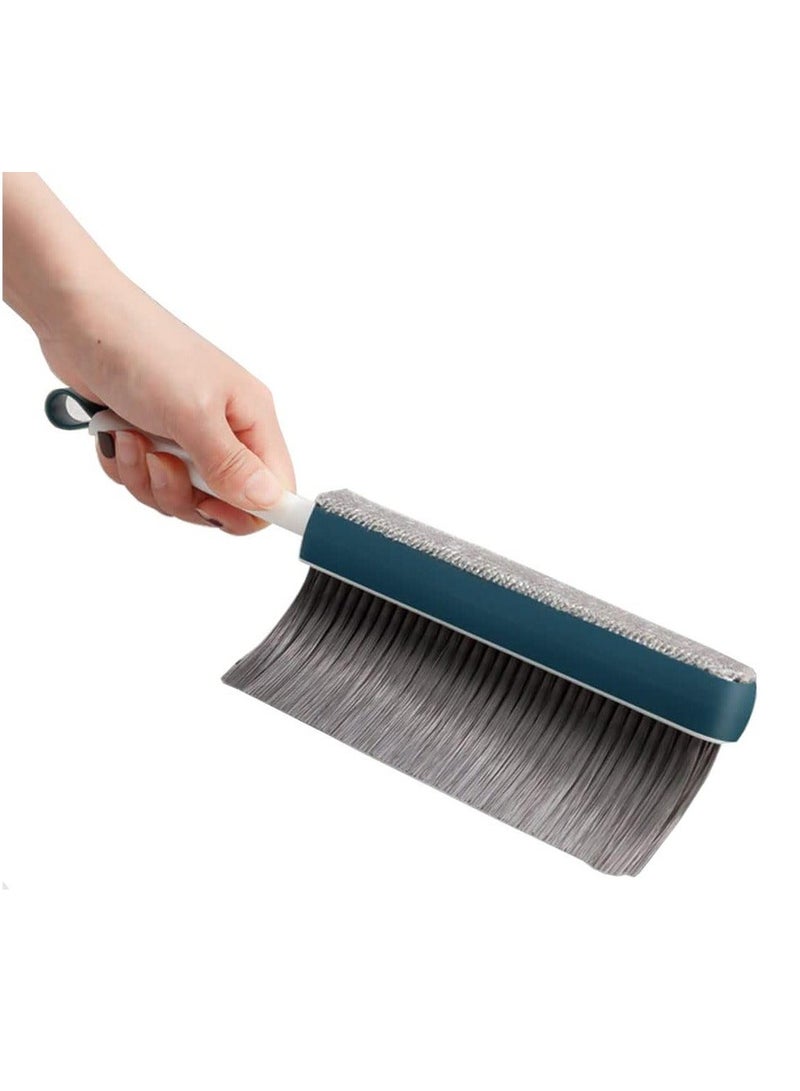 Hair Removal Dust Brush Portable Double sided Bed Brush Retractable Bed Cleaning Brush for Soft Clothes Desks Cars and Sofas Easy to Clean Save Time and Effort Strong Toughness - Image 1