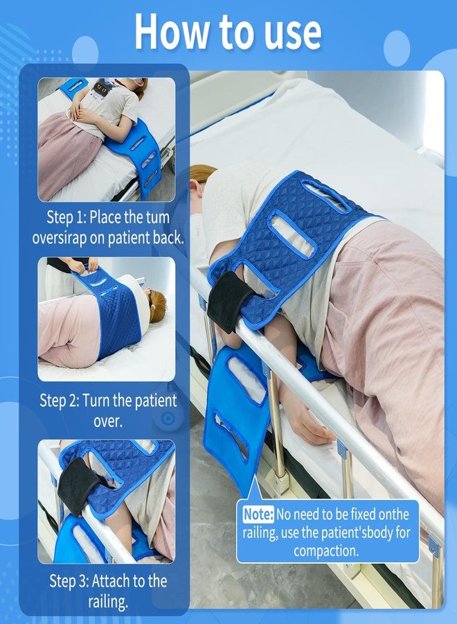 lefeke Transfer Sling with six Handles -Padded Assist Gait Belt - Heavy Duty Patient Lift with Straps -Mobility Standing and Lifting Aid for Disabled, Elderly, Injured -Safely Move from Bed and Wheelchair - Image 3