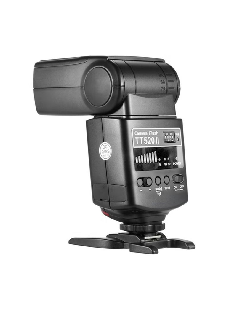 Godox TT520 II Universal On Camera Flash, Lightweight And Portable SLR Camera Flash, Durable Flexible Camera Flash Speed Lite Light With Wireless Trigger Transmitter, (TT520 II With Battery Set)  - Image 2