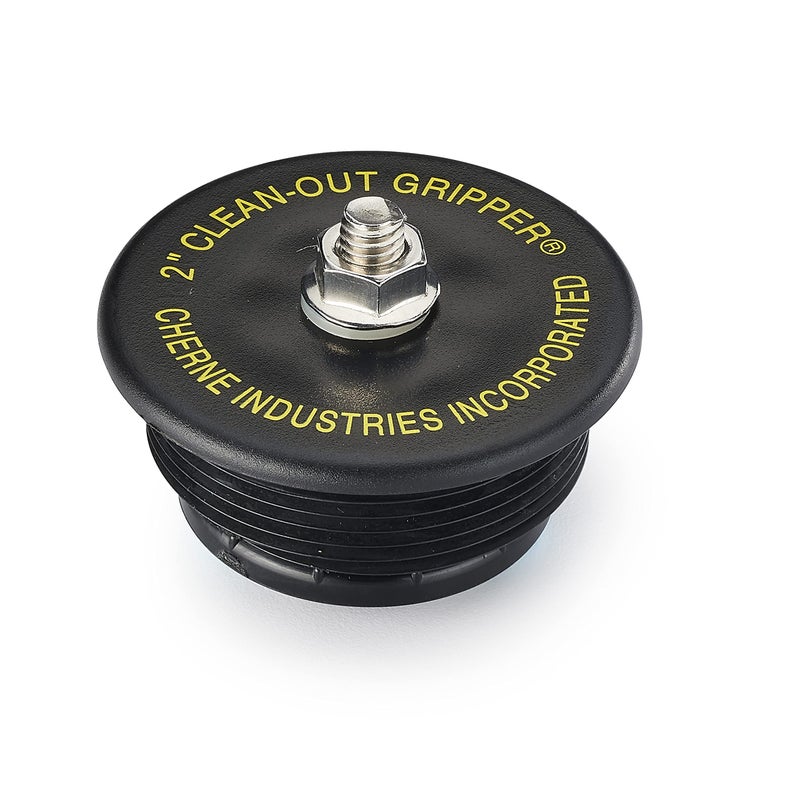 Cherne 270168 Gripper 2 in. Black Mechanical Clean Out Plug