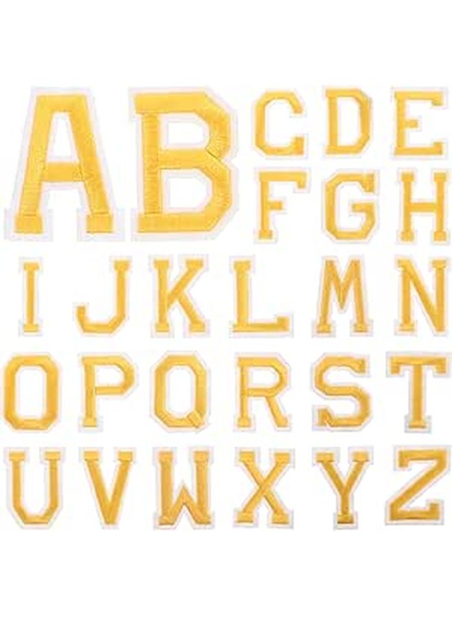 26 Pcs Letter Shaped Iron Patches For Clothing Hats Embroidered Compact DIY Jackets Pants Backpacks Decorations Repair Appliques - Image 1
