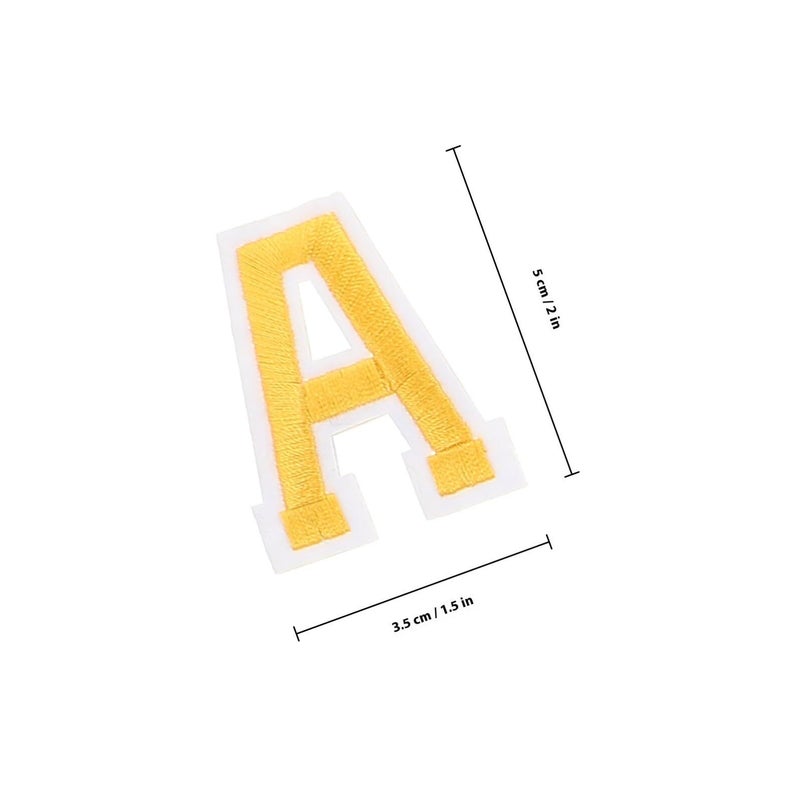 26 Pcs Letter Shaped Iron Patches For Clothing Hats Embroidered Compact DIY Jackets Pants Backpacks Decorations Repair Appliques - Image 3