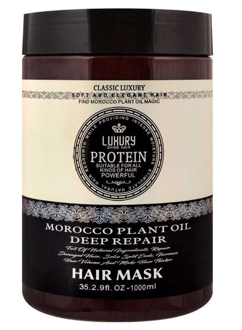 Luxury Protein Morocco Plant Oil Deep Repair Hair Care Hair Mask 1000ml - Image 2
