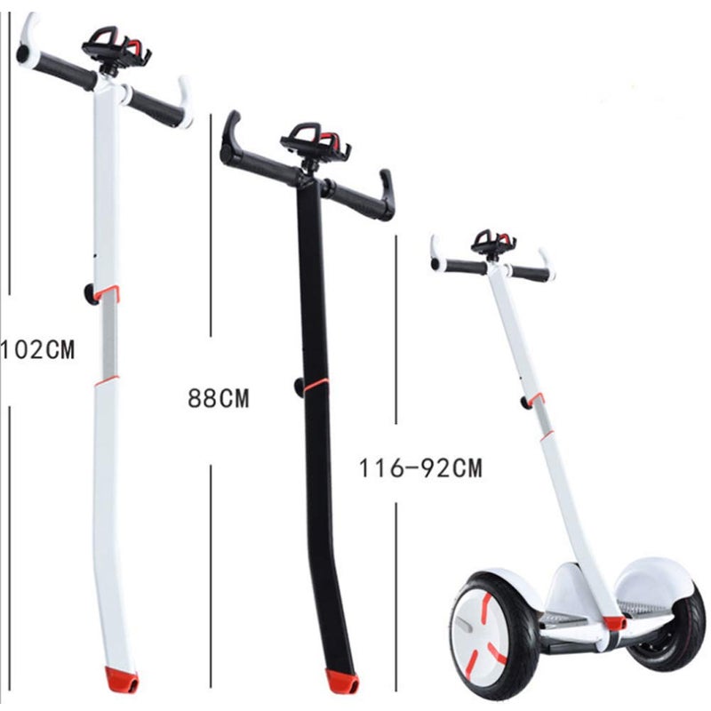 ToLanbbt Scooter Handle Adjustable Handlebar for Segway Ninebot Mini PRO with Phone Mount, Release Knee Pressure Hand Lever Control (Black) - Image 2