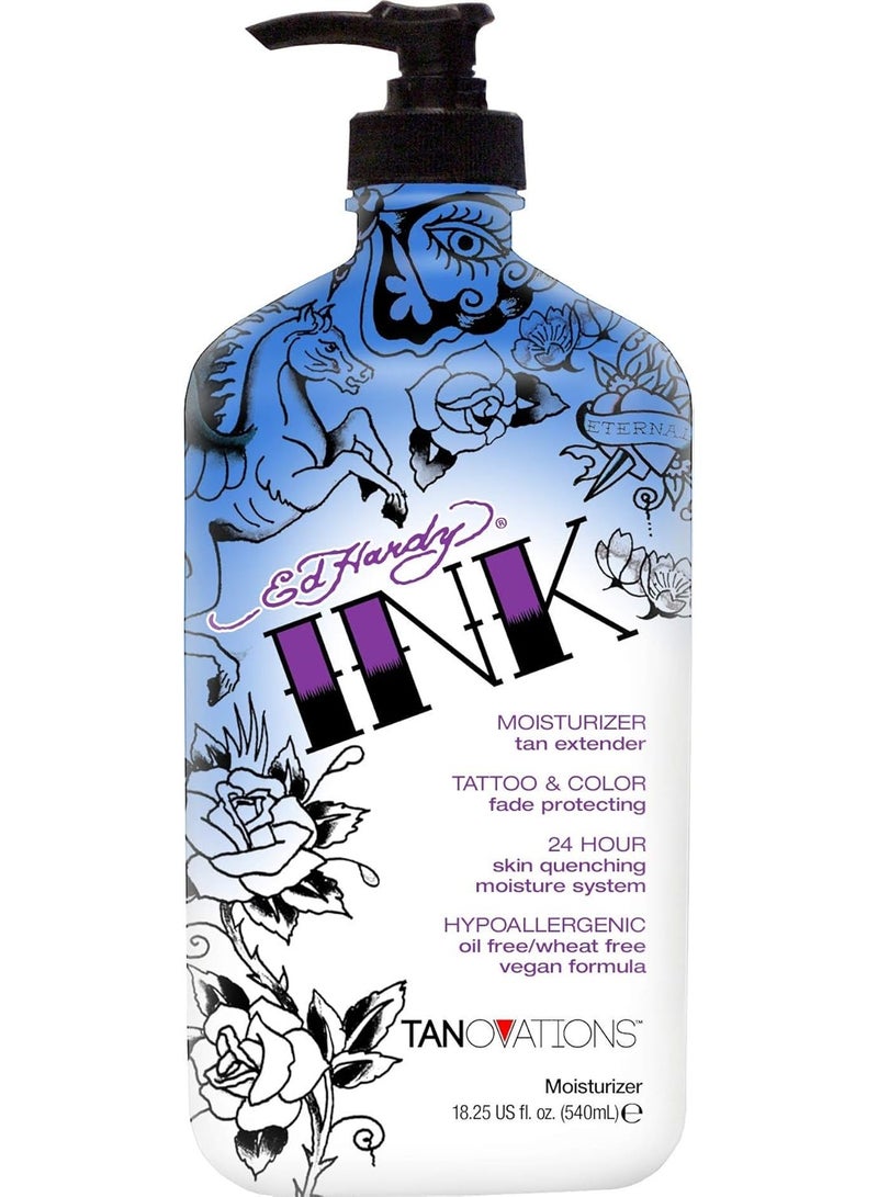 Ed Hardy INK Tattoo & Color Fade Moisturizer Tan Extender 18.75 Ounce