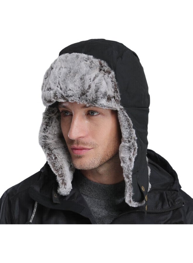 Mission Uv Men'S Autumn And Winter Fleece-Lined Warm Beanie Hat, Winter Cycling Men'S Ear-Protecting Windproof Cold-Proof Hat Mh017 - Image 3