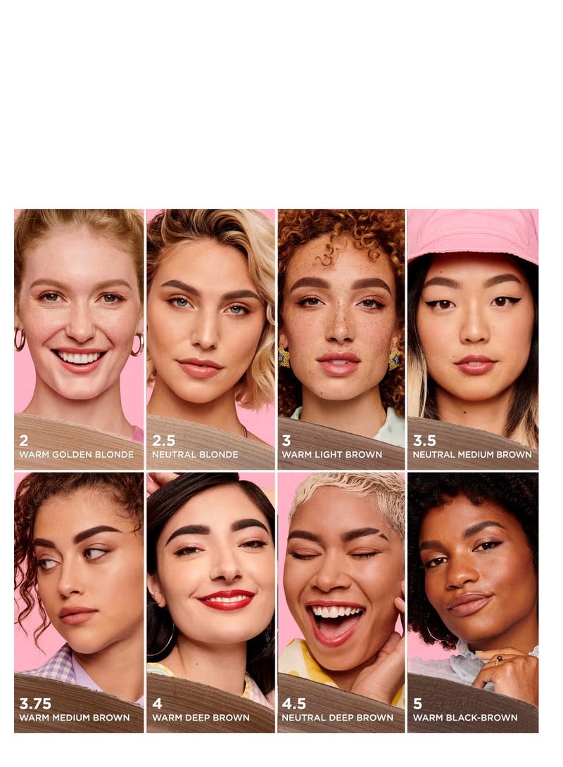 benefit Powmade Full Pigment Eyebrow Pomade - 4 Warm Deep Brown 5g - Image 4