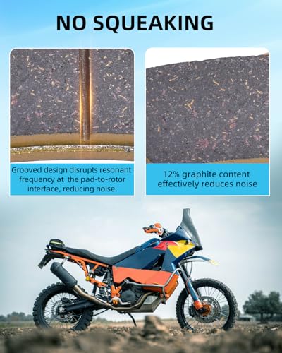 XYRVICT Ceramic Brake Pads for HARLEY DAVIDSON XG750 XG 750 Street 750 2016 2019 2017 2018 2020 2021 41300169 41300161 - Image 4