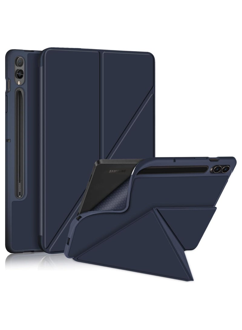 general Case for Galaxy Tab S9,Premium PU Leather & Soft TPU Back Cover, Multi-Viewing Angles, Auto Wake/Sleep with Pen Holder