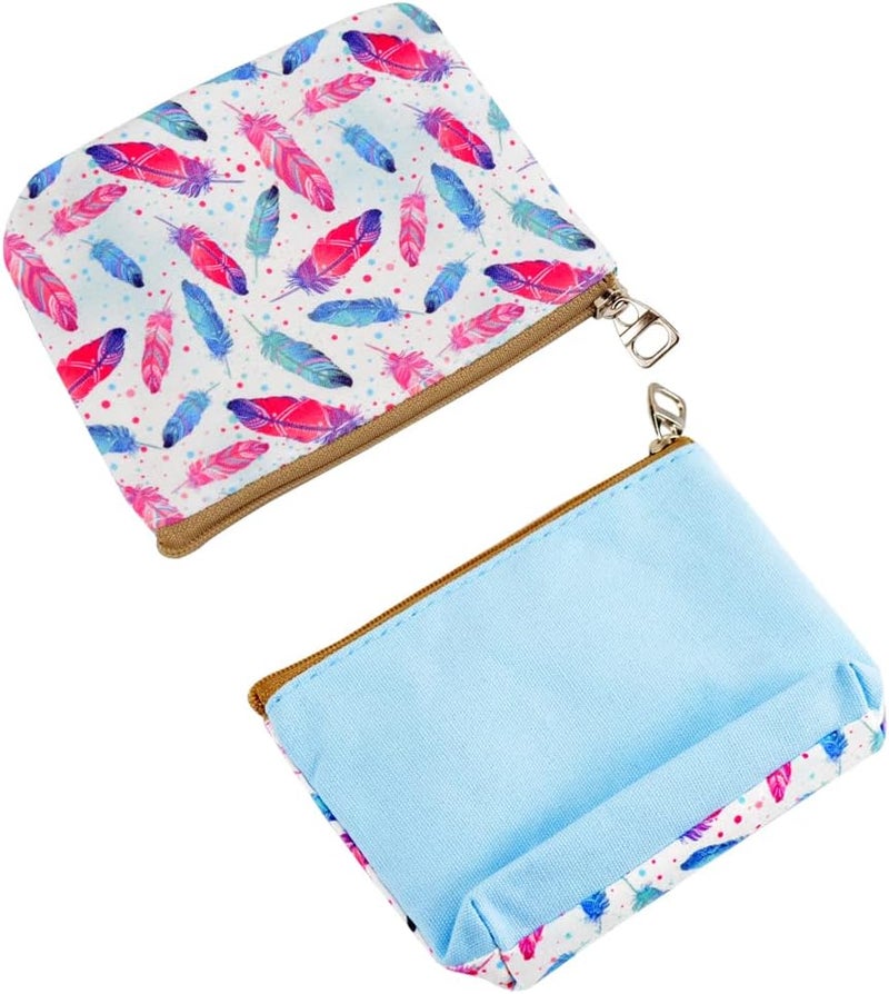 ARRIZO Women and Girls Cute Fashion Coin Purse Wallet Bag Change Pouch Key Holder - Image 3