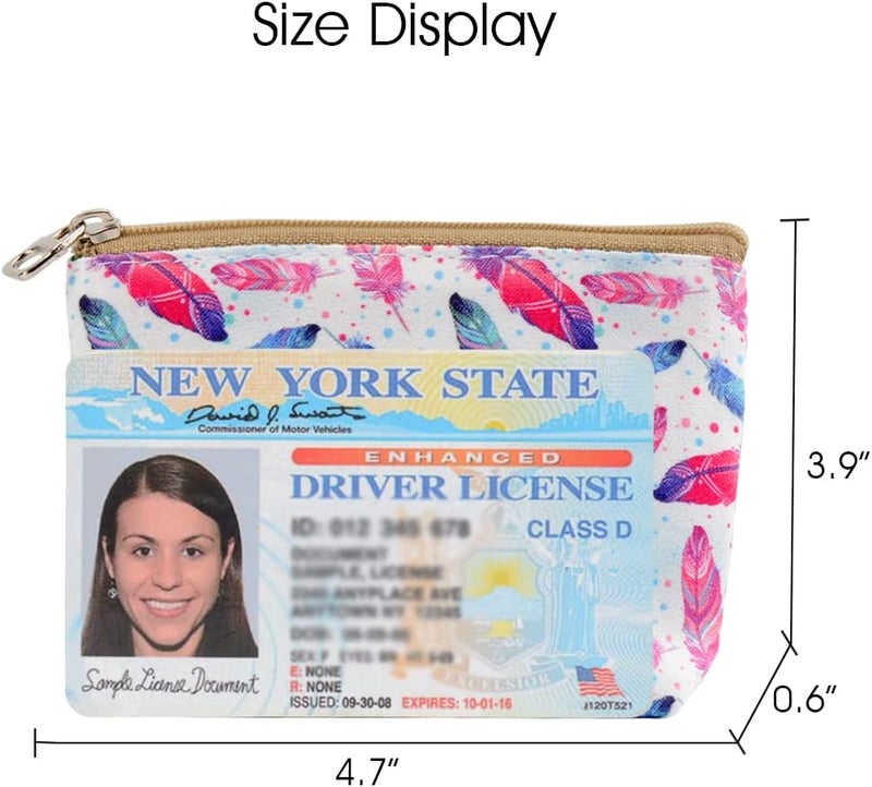 ARRIZO Women and Girls Cute Fashion Coin Purse Wallet Bag Change Pouch Key Holder - Image 2