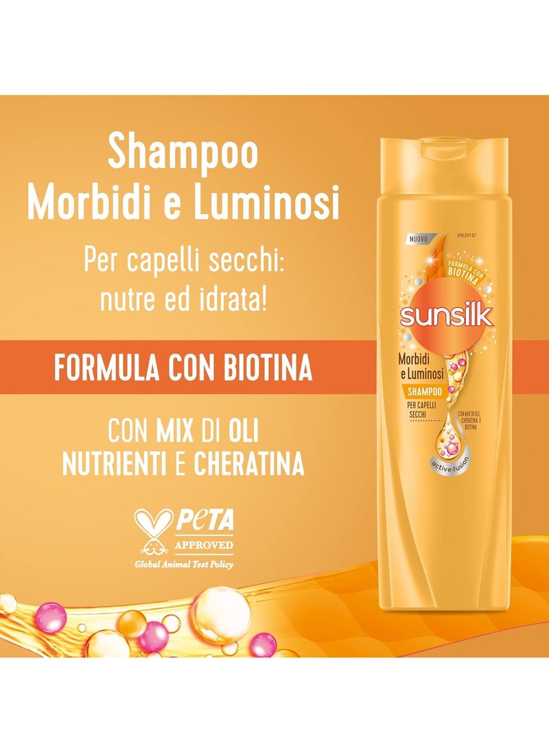 Sunsilk Shampoo For Soft And Smooth Hair With Silk Protein Argan Oil And Vitamin C 400ml (Pack of 2)  - Image 4