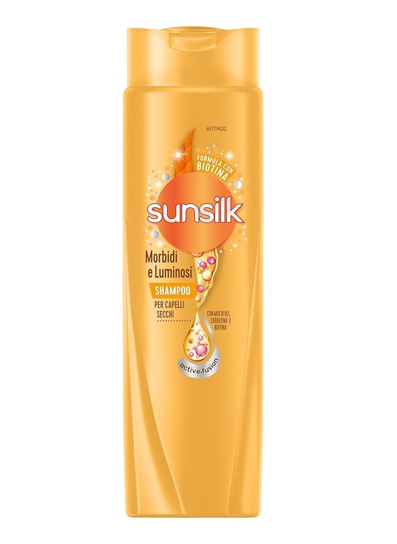 Sunsilk Shampoo For Soft And Smooth Hair With Silk Protein Argan Oil And Vitamin C 400ml (Pack of 2)  - Image 2