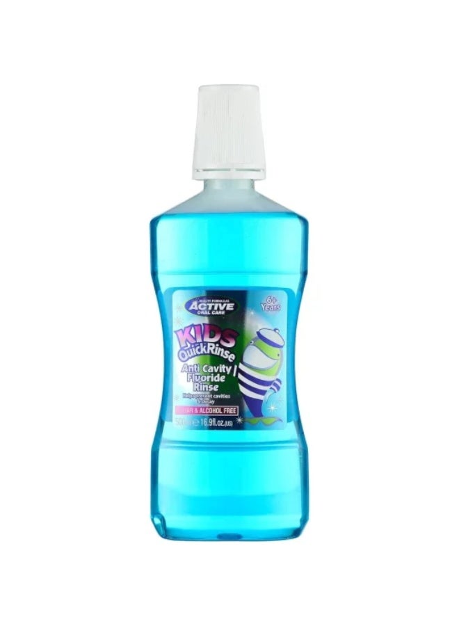 BEAUTY FORMULAS Kids Quick Rinse mouthwash for children 500ml - Image 1