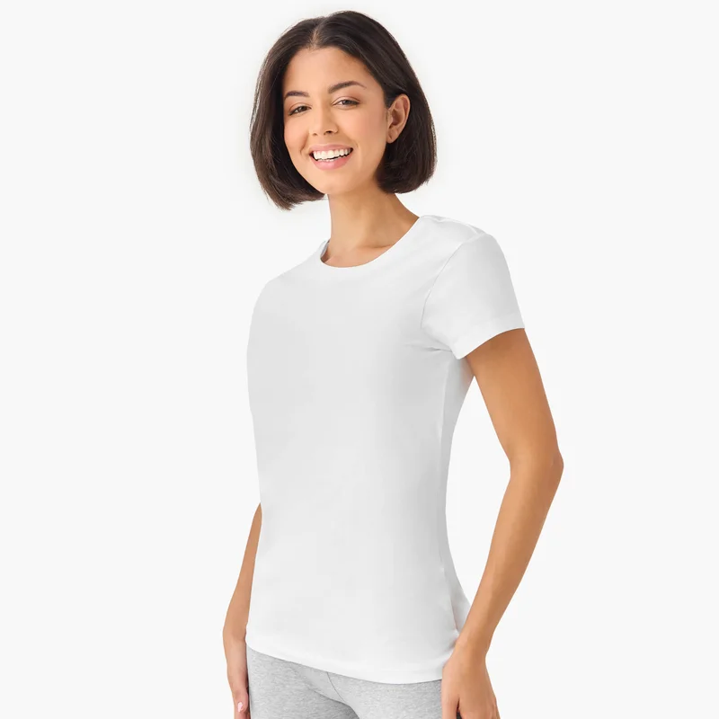 سبلاش فيڤ Set of 2 - Crew Neck T-shirt with Cap Sleeves