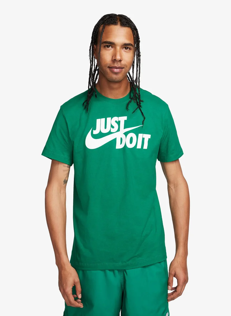 نايكي تيشيرت سووش مطبوع بعبارة "Just Do It"
