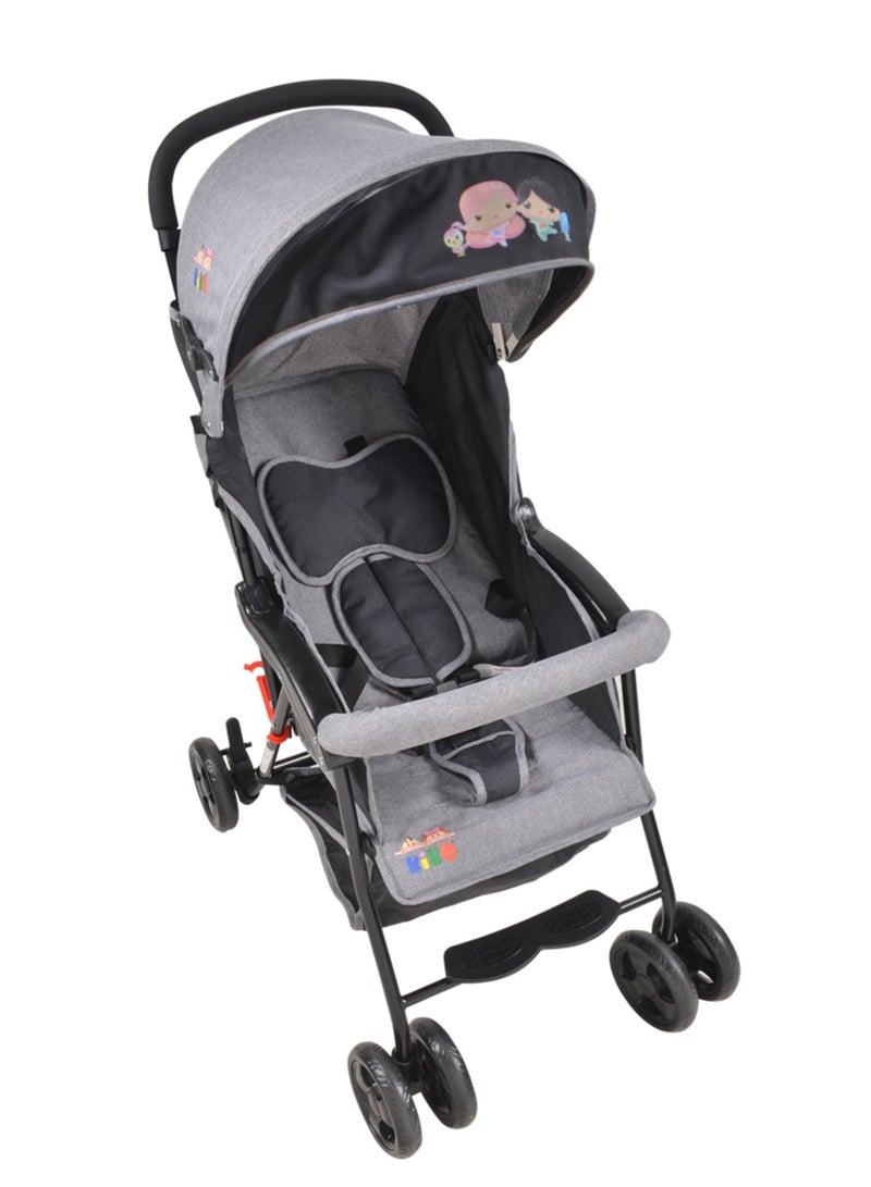Kiko Baby Stroller Newborn - Grey - Image 1