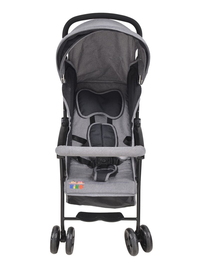Kiko Baby Stroller Newborn - Grey - Image 2