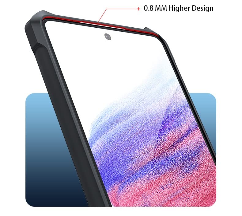 Spazy Case® Samsung Galaxy F15 5G / M15 5G Back Cover | Transparent Crystal Clear Hard PC Back Case with TPU Bumper, Drop Protection Case Cover for Samsung Galaxy F15 5G / M15 5G - Image 5