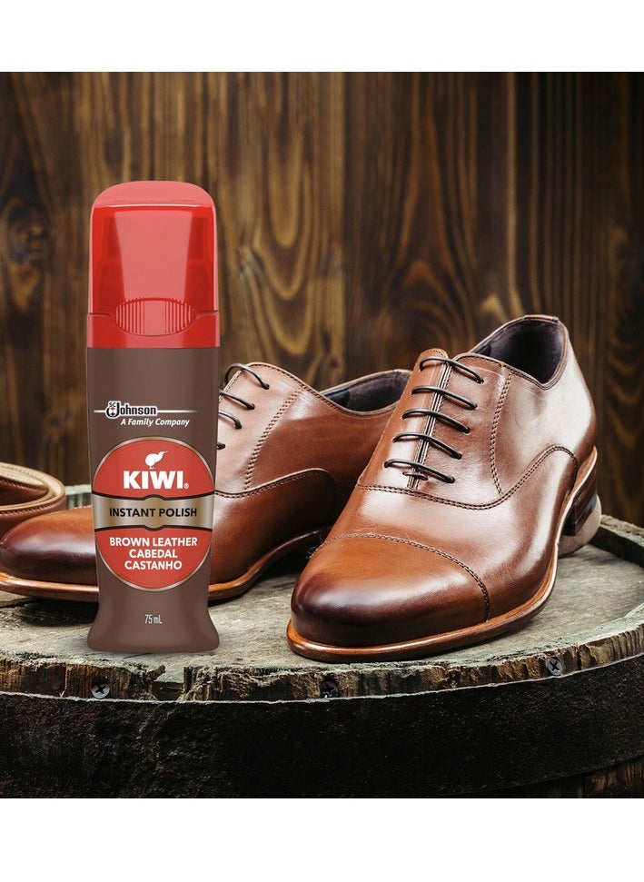 Kiwi Instant Polish Brown Leather  - Image 2