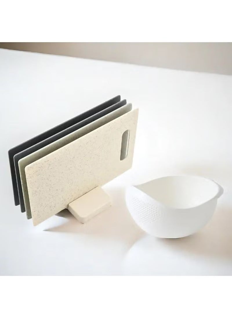 Arabest ألواح تقطيع، مجموعة ألواح تقطيع مكونة من 4، ألواح تقطيع للمطبخ، آمنة للغسل في غسالة الصحون. - Image 2