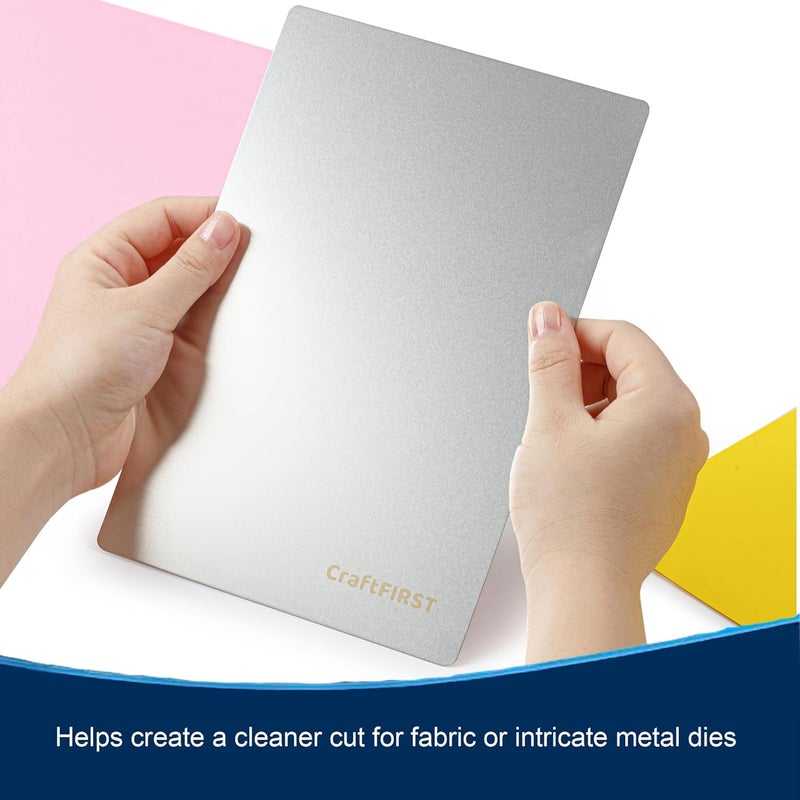 CraftFIRST 6 x 8.9 Metal Cutting Plates Die Cutting Accessaries 1PK - Image 3