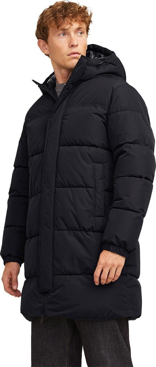 Jack Jones 12256980 Jjebradley Long Puffer Mr. Black - Image 2