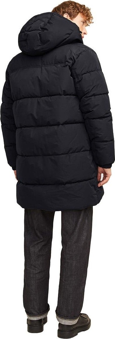 Jack Jones 12256980 Jjebradley Long Puffer Mr. Black - Image 3