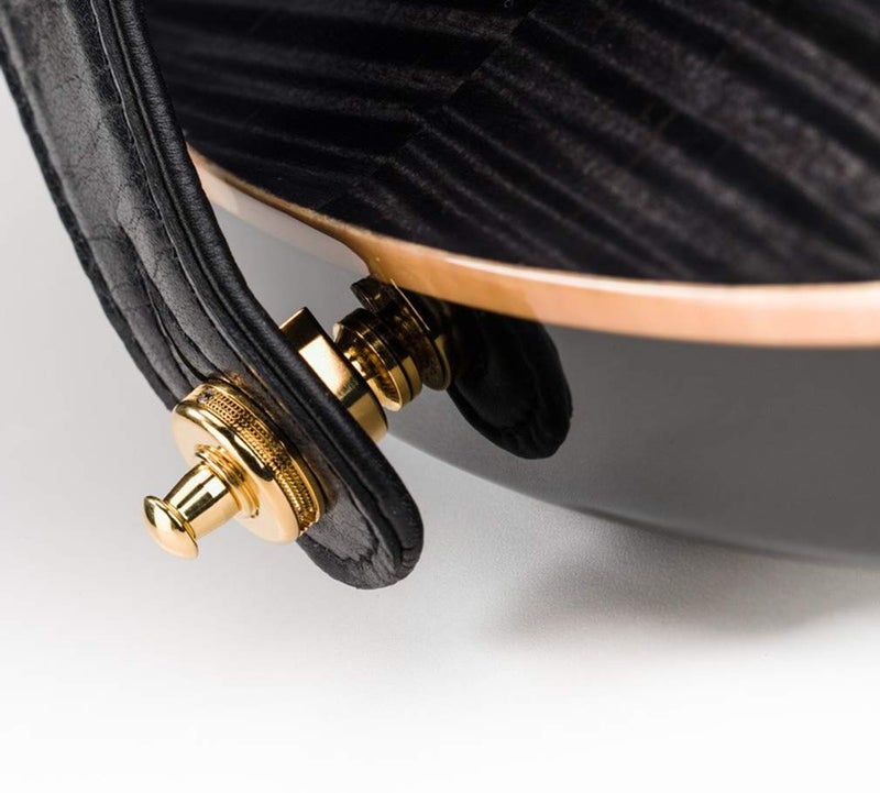 Schaller S Locks Guitar Strap Locks and Buttons (Pair) Gold - Image 3