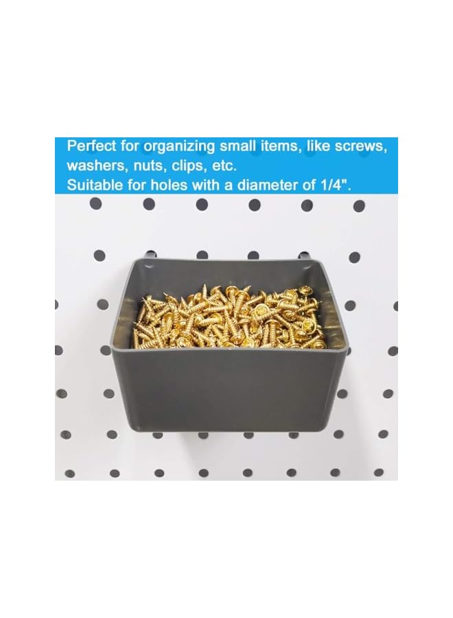 PROMASS promass Pegboard Hooks Assortment with Pegboard Bins, Peg Locks, for Organizing Various Tools, 140 Piece  - Image 4